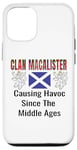 Coque pour iPhone 13 Clan MacAlister Tartan Nom de famille écossais Scotland