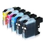 NOPAN-INK - Toners x4 - TN241 + TN245 TN 241 + TN 245 (Noir + Cyan + Magenta + Jaune) - Compatible pour Brother HL-3040CN 3070CW 3045CN 3075CW, MFC-9010CN 9120CW 9320CW 9125CN 9325CW