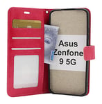 Crazy Horse Wallet Asus Zenfone 9 5G (Hotpink)