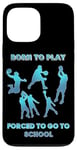 Coque pour iPhone 13 Pro Max Idée de basket-ball amusante pour garçons et adolescents