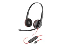 Poly Blackwire C3220 - 3200 Series - Headset - På Örat - Kabelansluten - Usb-C - Ljudisolerande