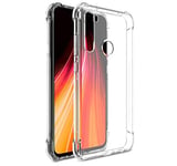 Tumundosmartphone Coque Gel TPU Anti-Shock Transparent pour Xiaomi Redmi Note 8T