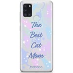 Babaco ERT GROUP mobile phone case for Samsung A21s original and officially Licensed pattern Cats 017 optimally adapted to the shape of the mobile phone, partially transparent