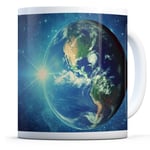 Awesome Blue Planet - Drinks Mug Cup Kitchen Birthday Office Fun Gift #15928