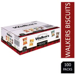 Walkers Biscuits Assorted Shortbread Cookie Variety Mini Packets Pack 100 x 25g