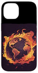 iPhone 14 Cool World in Flames Costume for Boys and Girls Case