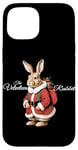 iPhone 15 Velveteen Rabbit on Christmas Day Case