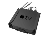 Compulocks Apple Tv Security Mount (4Th, 4K 1-2Nd Gen) (2018-2021) - Monteringssett (Sikkerhetsbrakett, Låsehodemontering) - For Medieboks - Høyverdig Aluminium - Kullsort - Monteringsgrensesnitt: 75 X 75 Mm - For Apple Tv 4K (1St Gen, 2Nd Gen), Hd