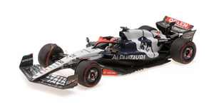 Minichamps 1:18 SCUDERIA ALPHATAURI AT04 NYCK DE VRIES LAST RACE BRITISH GP 2023