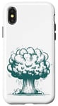 iPhone X/XS #snirt Atomic Mushroom T-Shirt Explosion Cloud Volcano Smoke Case