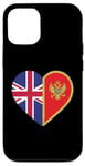 iPhone 12/12 Pro Montenegrin heritage UK Montenegro British Flag Montenegro Case