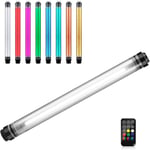 Luxceo P7Rgb Eclairage Led Vidéo Lampe Photographie Lumière Light Rvb Vidéo Lumière Étanche Dimmable 3000K-5750K,Cri95+ Avec 10400Mah Rechargeable Batterie Intégrée¿Pour Studio Pho[VID065553]