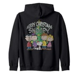 Peanuts Xmas Snoopy Charlie Brown Christmas Vintage 80s 90s Zip Hoodie