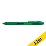 Kulspetspenna | Pentel Energel BL107 | grön | 12st