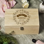 Special Nan Gift Personalised Large wooden Keepsake Box Gift HB-68