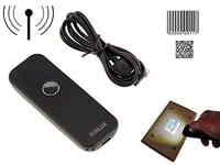 KALEA-INFORMATIQUE Douchette Scanner Portable pour PC ou Smartphone. Lecture des Codes EAN et QRCodes, Bluetooth, Rechargeable.