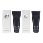 Mugler Mens Alien Man Hair & Body Shampoo 200ml x 2 - One Size