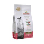 Almo Nature HFC Adult XS/S - Croquettes pour Chiens avec Saumon à l'origine Propres à la consommation Humaine et désormais utilisés comme Aliments pour Chiens.