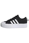 adidas Women's vada 2.0 Platform Sneaker, core black/ftwr white/core black, 7.5