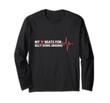 My Heart Beats For Silly song singing Family Past Time Long Sleeve T-Shirt