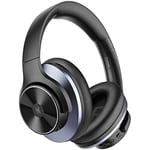 OneOdio A10 Hybrid Active Noise Cancelling Headphones [62 Hrs Playtime] Wireless Bluetooth Over Ear Headphones with Hi-Res Audio, Transparency Mode, Deep Bass, CVC 8.0, for Travel PC Home Office