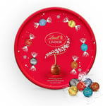 Lindt Lindor Assorted Chocolate Truffles Tin 450g - Perfect for Sharing - Cho...