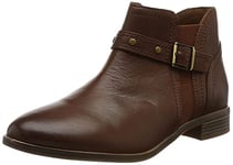 Clarks Women's 261636144 Chelsea Boots, Dark Tan Lea, 5 UK