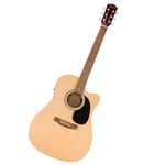 Fender Alternative Series CE Dreadnought Guitare Acoustique Electrique pour Débutants, 2 Ans de Garantie, Inclut un Accordeur Intégré et des Commandes Volume et Tonalité Intégrées, Couleur Marron