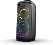 Blaster M ¿ Enceinte High Power ¿ Bluetooth, Lumières Rgb, Mode Karaoké, Poignée Intégrée, Microphone Inclus, Support Téléphone Et Tablette Intégré ¿ Autonomie 7H