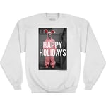 A Christmas Story Happy Holidays Bunny Vuxen Tröja med rund hals-vuxen, 3xl White L