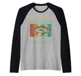 Real Men Don’t Need Motors to Catch Tuna Fishing Raglan Baseball Tee