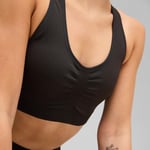 PUMA Femme 4keeps Shapeluxe Seamless Bra Sous-vêtements Hauts, Puma Noir-version 2024, M EU