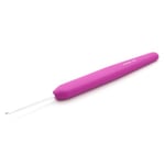 KnitPro Waves Crochet Hooks – 2.75mm Crochet Hook, Ergonomic Soft Handles, Soft Rubber Grip for Arthritic Hands, Light & Comfortable Crochet Needles for Knitting, Magenta