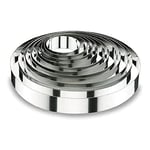 Lacor 68628 Emporte-Pièces Cercle à Tarte Rond 28 x 6 cm Inox 18 / 10