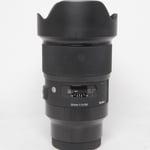 Sigma Used 20mm f/1.4 DG HSM Art Lens Sony E