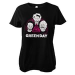 Green Day Skulls Girly Tee, T-Shirt