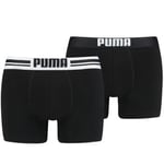 Puma Kalsonger 2P Everyday Placed Logo Boxer Svart bomull XX-Large Herr