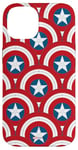 Coque pour iPhone 14 Marvel Captain America 4: Brave New World Shield Pattern