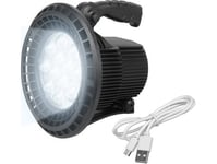 Ltc Handhållen Ficklampa 168Xled 1600Lm + 30Xsmd 300Lm + Stroboskop 7500Mah Batteri