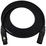 Reds Music - Studio MCN2190 Microphone Cable - XLR Male/XLR Female, for Microphone, Mixer, Speakers, Amplifiers (9m)