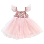 DOLLY by Le Petit Tom Sequin Glitter Galaxy Tutu Klänning Pink | Rosa | 1-3 years