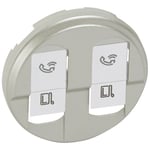 Legrand - Enjoliveur Céliane pour prise double RJ45 finition titane (068552)