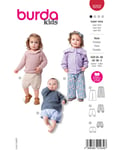 Burda 9202 - Byxa Shorts Flicka Pojke Baby