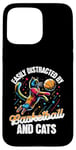 iPhone 15 Pro Max Love Cats and Basketball - Easily Distracted Case