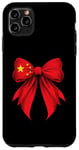 iPhone 11 Pro Max China Flag Chinese Pride Coquette Ribbon Case