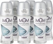 Mum Unperfumed Roll On Deodorant 48 Hours Plus Protection Alcohol Free Womens Me