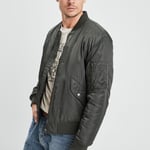 LIBERTO - veste bomber zippée vert kaki homme