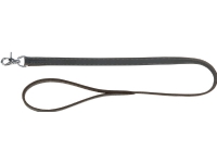 Trixie Rustic fattg.leather line, XS-S: 1.20 m/12 mm, grå