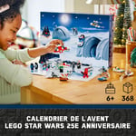 LEGO® Star Wars™ - Le Calendrier de l’Avent 2024 - Set à Construire Idée Cadeau de Noël - 75395