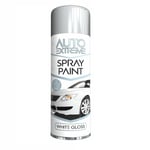 White Gloss Aerosol Spray Paint Auto Car Van Bike Restore Metal 250ml